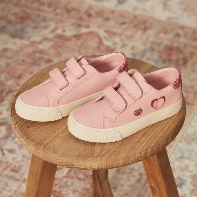 Sergent Major Chaussures Et Chaussons | Baskets Roses En Cuir