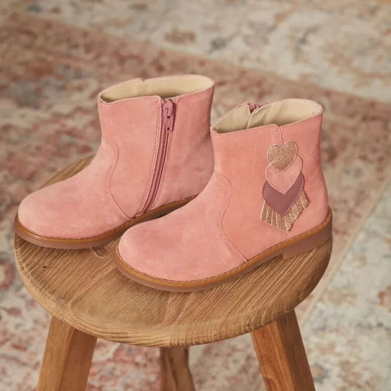 Sergent Major Chaussures Et Chaussons | Boots Roses En Cuir