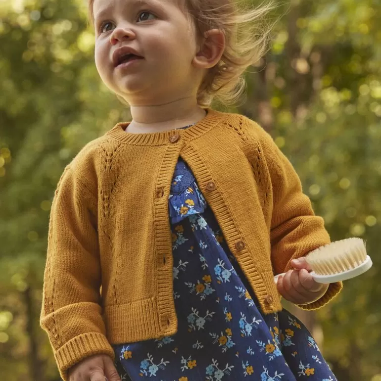 Sergent Major Pull Gilet & Cardigan | Cardigan Ambre Jaune