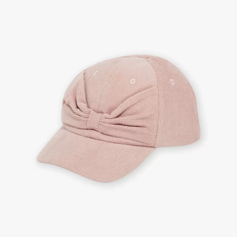 Sergent Major Chapeau & Foulard | Casquette Rose En Velours Cotele