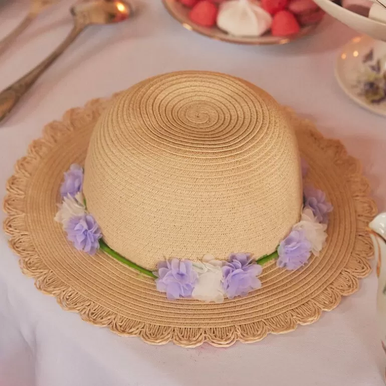 Sergent Major Chapeau & Bandeau | Chapeau De Paille A Fleurs