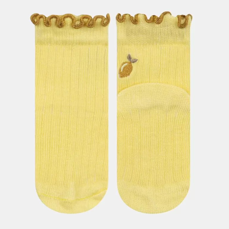 Sergent Major Chaussettes & Collant | Chaussettes Brodees Citron