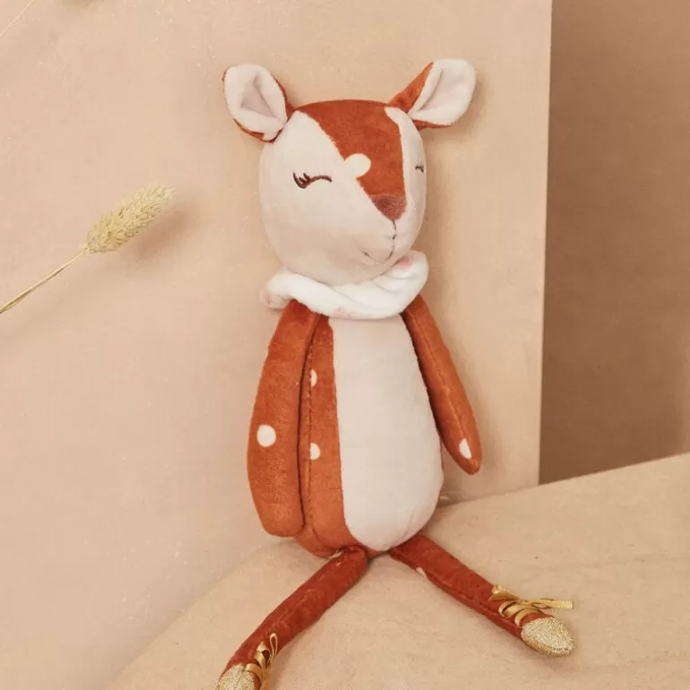 Sergent Major Jouets & Doudous | Doudou De Naissance Biche Grege Et Roux