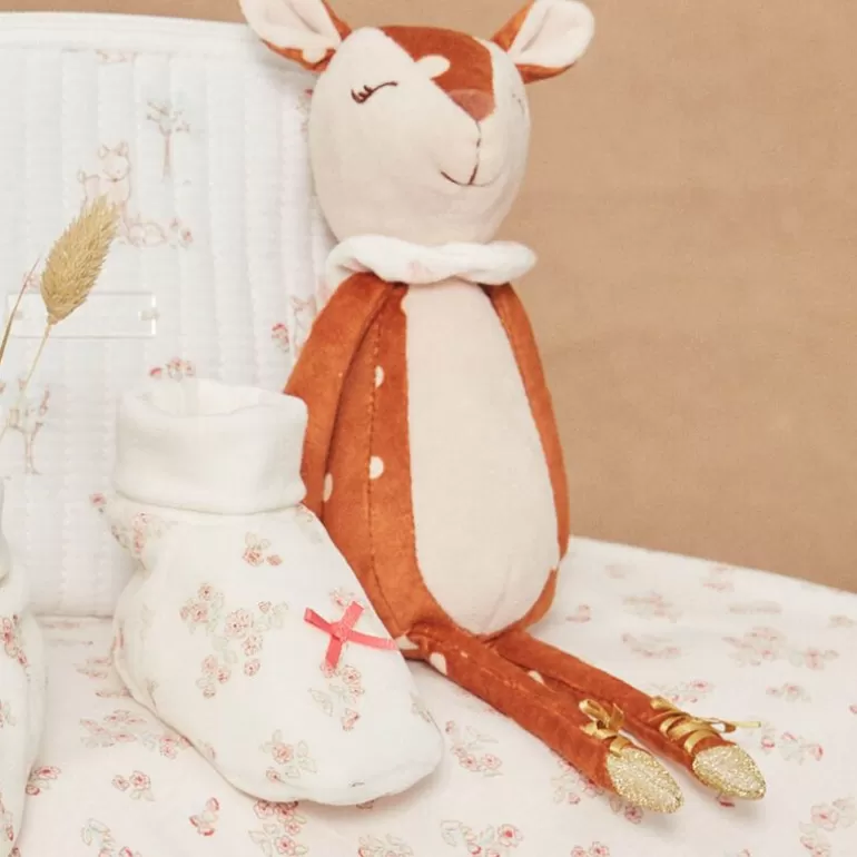 Sergent Major Jouets & Doudous | Doudou De Naissance Biche Grege Et Roux