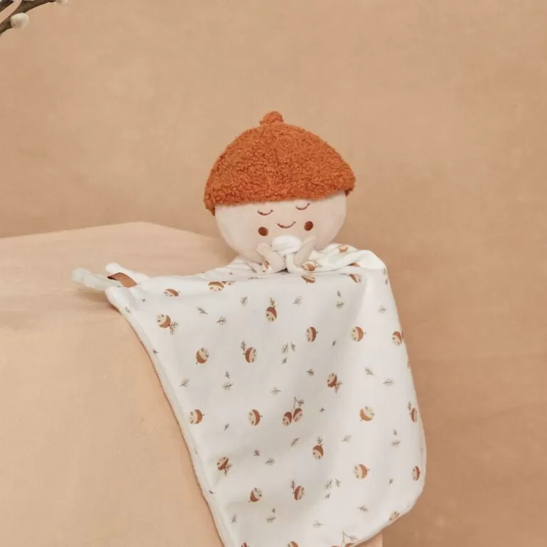 Sergent Major Jouets & Doudous | Doudou De Naissance Petit Gland Caramel Et Blanc