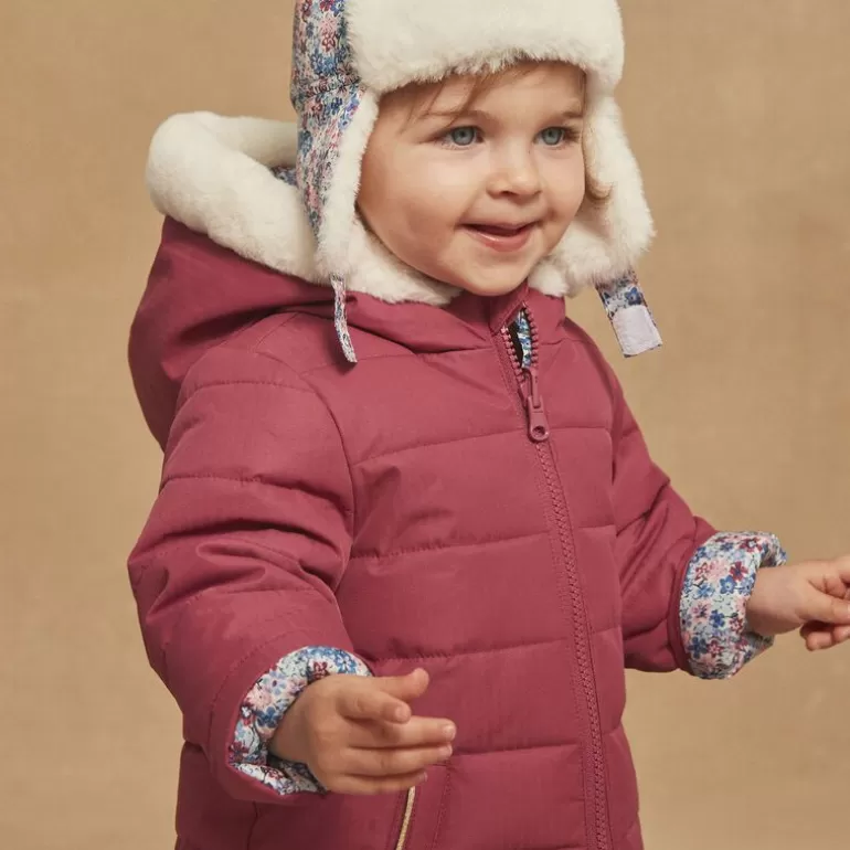 Sergent Major Manteau Parka & Veste | Doudoune A Capuche Rose Reversible