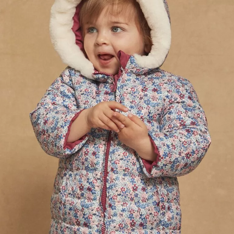 Sergent Major Manteau Parka & Veste | Doudoune A Capuche Rose Reversible