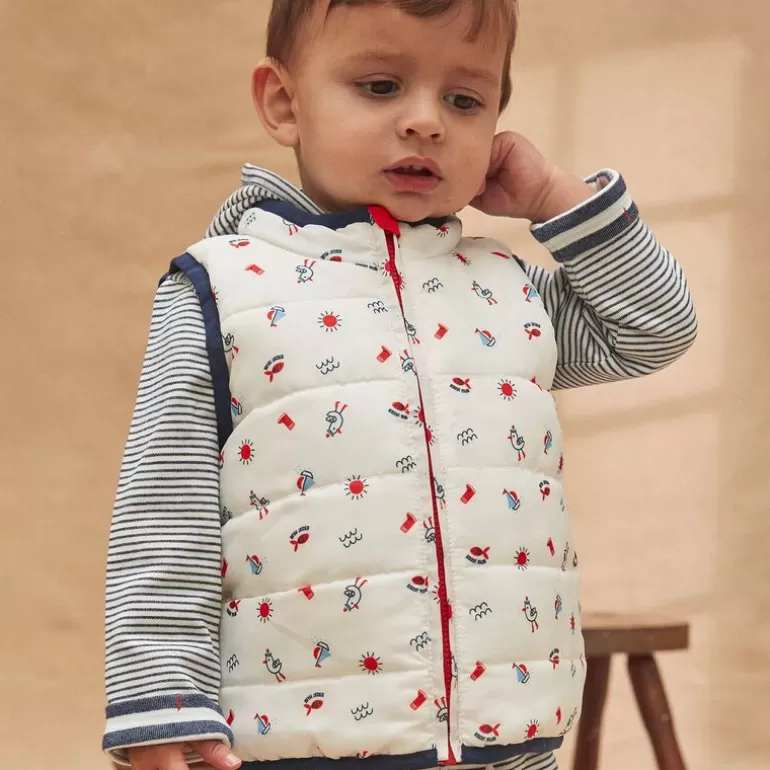 Sergent Major Manteau Parka & Veste | Doudoune Sans Manches Reversible Bébé Garçon