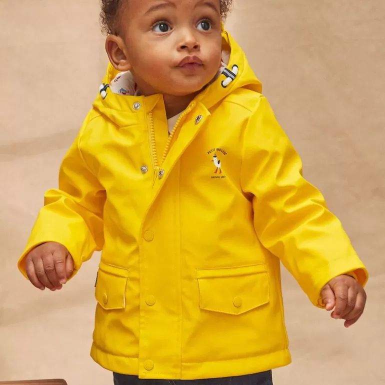 Sergent Major Manteau Parka & Veste | Impermeable A Capuche Jaune