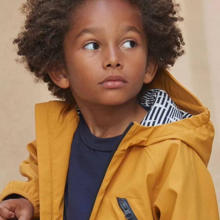 Sergent Major Manteau Parka & Veste | Impermeable A Capuche Jaune