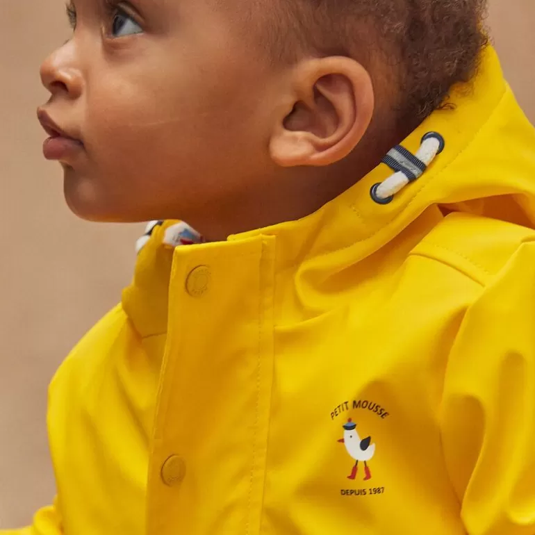 Sergent Major Manteau Parka & Veste | Impermeable A Capuche Jaune