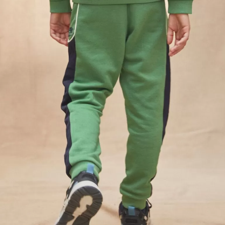 Sergent Major Tenues De Sport | Pantalon De Jogging Vert Avec Bandes Contrastantes