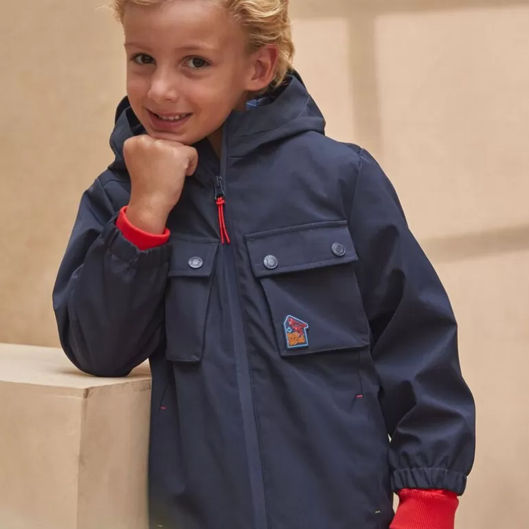 Sergent Major Manteau Parka & Veste | Parka A Capuche Et Veste Bleu Marine