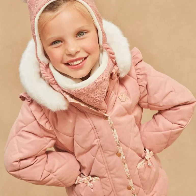 Sergent Major Manteau Parka & Veste | Parka Rose Matelassee A Capuche