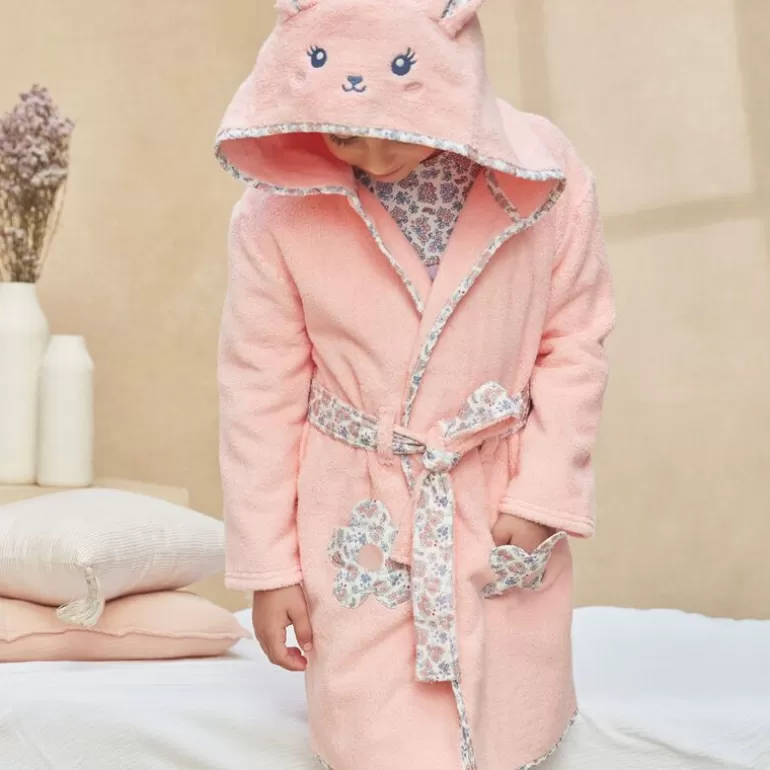 Sergent Major Pyjama | Peignoir Rose A Animation 3D Oreilles De Lapin