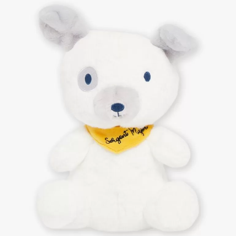 Sergent Major Jouets & Peluches | Peluche Chien Jaune Et Blanche