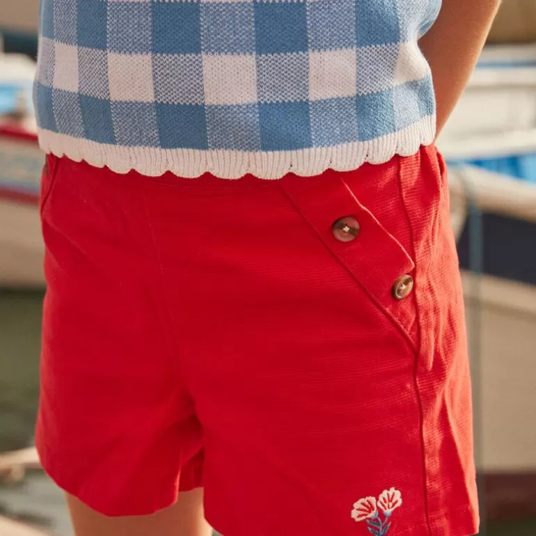 Sergent Major Jupe & Short | Short Rouge Enfant Fille