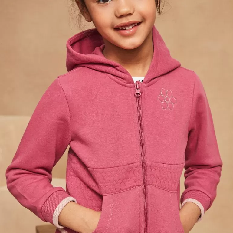 Sergent Major Tenues De Sport | Sweat A Capuche En Molleton Rose