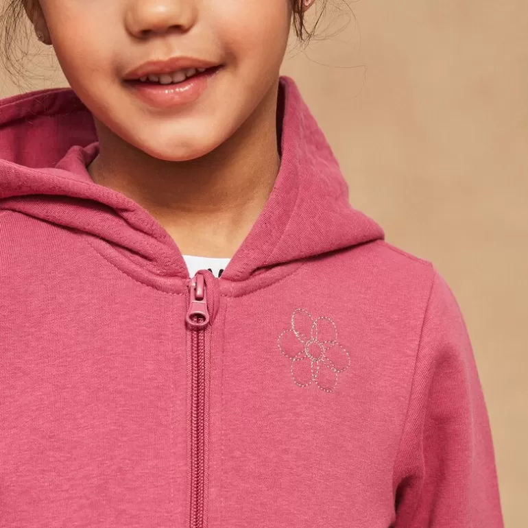 Sergent Major Tenues De Sport | Sweat A Capuche En Molleton Rose