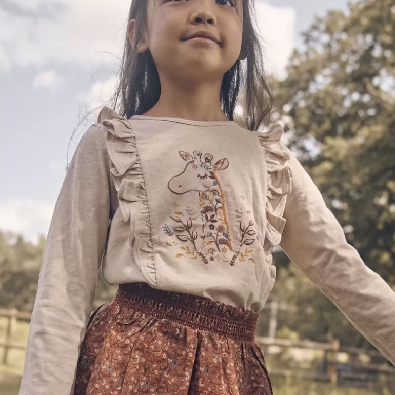 Sergent Major Blouse & T-Shirt | T-Shirt Beige A Manches Longues