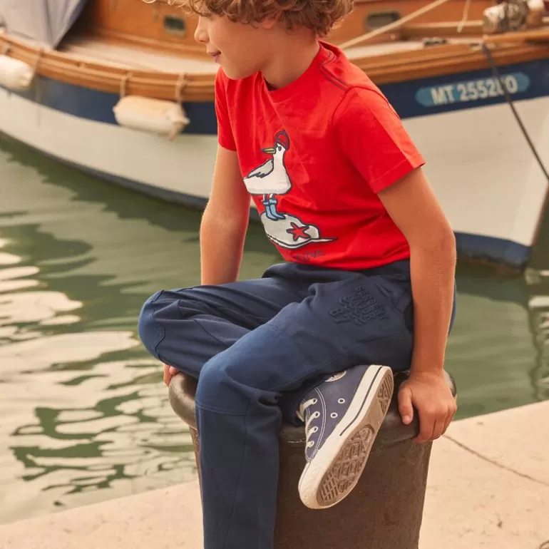 Sergent Major T-Shirt & Polo | T-Shirt Imprime Mouette En Jersey